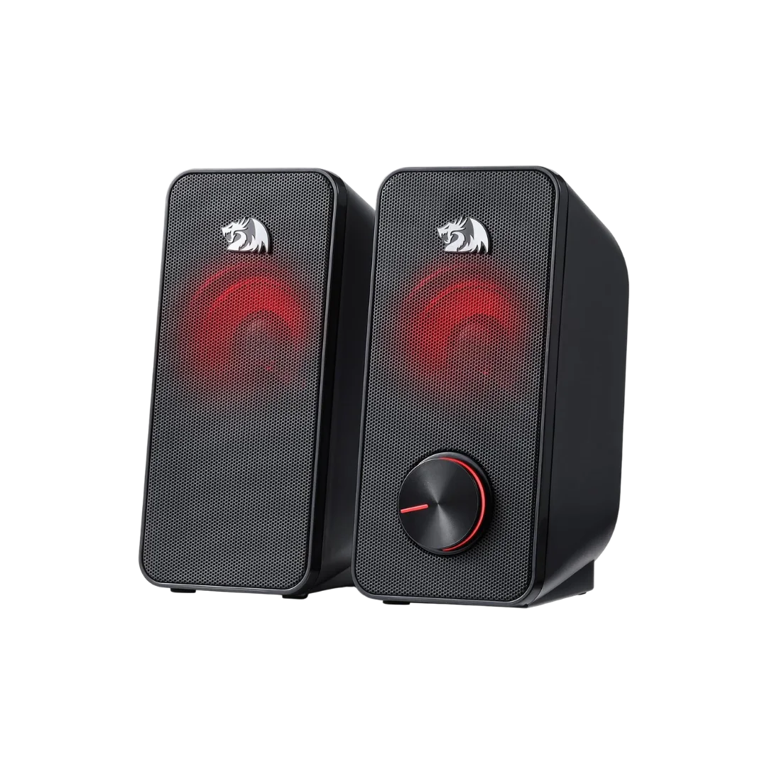 Redragon gs500 stentor pc gaming speaker 2.0 channel stereo desktop computer