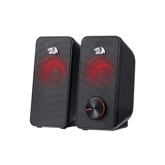 Redragon gs500 stentor pc gaming speaker 2.0 channel stereo desktop computer