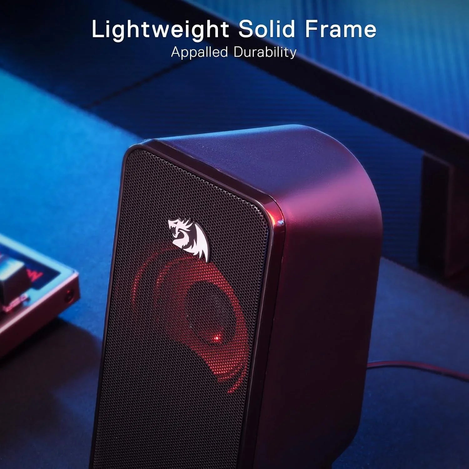 Redragon gs500 stentor pc gaming speaker 2.0 channel stereo desktop computer