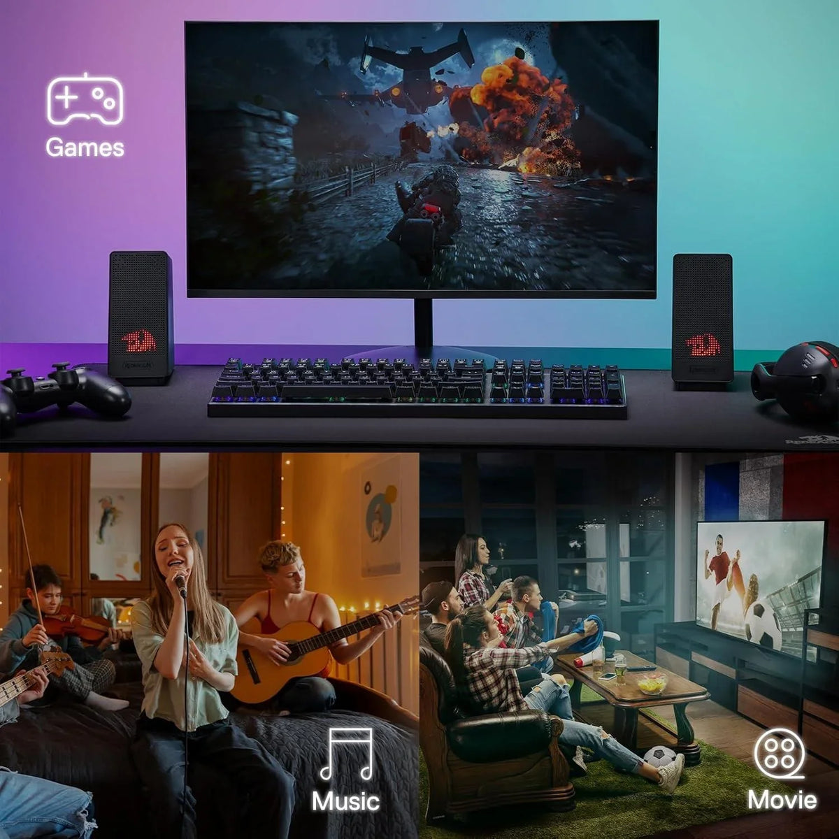 Redragon gs513 pc gaming speaker speakers