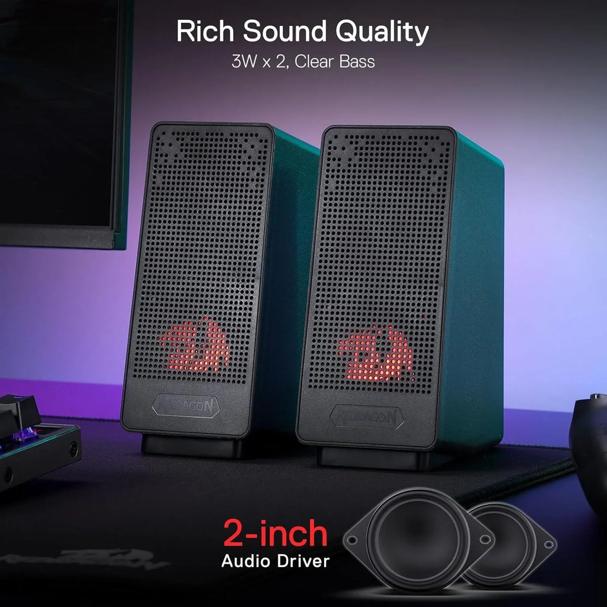Redragon gs513 pc gaming speaker speakers