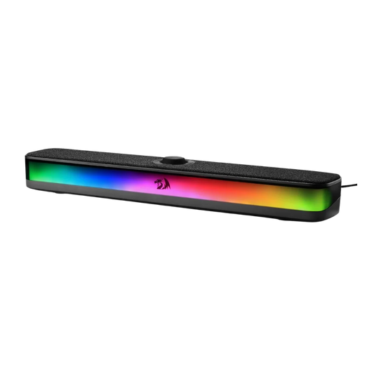 Redragon gs515 rgb desktop soundbar 2.0 channel stereo computer speakers