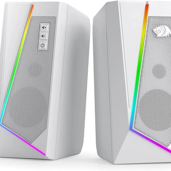Redragon gs520 rgb desktop speakers white speakers