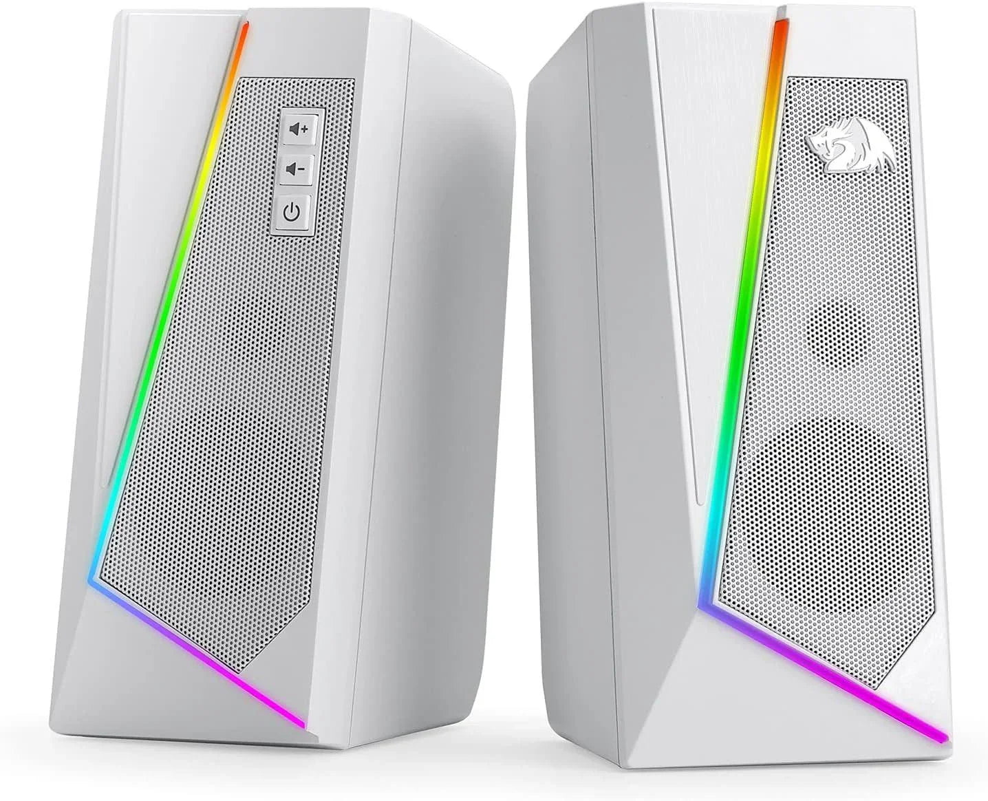 Redragon gs520 rgb desktop speakers white speakers