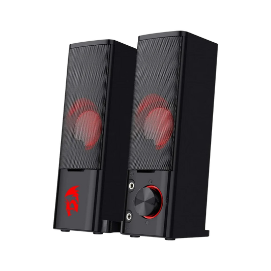 Redragon gs550 pc gaming speakers 2.0 channel desktop computer sound bar