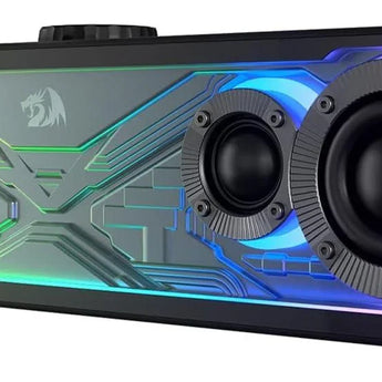 Redragon gs817 rgb desktop soundbar 2.0 channel stereo speakers for desktop