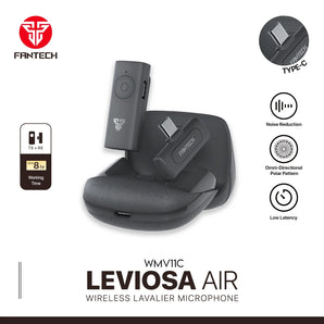 Fantech leviosa air wmv11c microphone wireless lavalier type c