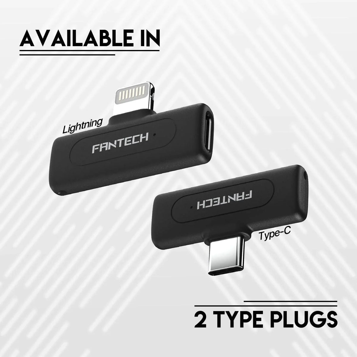 Fantech leviosa air wmv21l lightning dual mic lightning wireless microphone