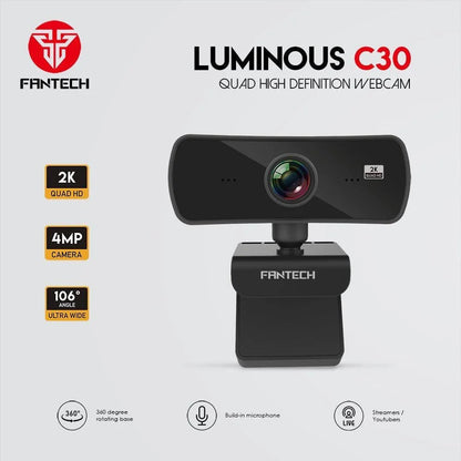 Fantech luminous c30 2k webcam