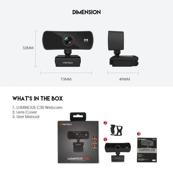 Fantech luminous c30 2k webcam