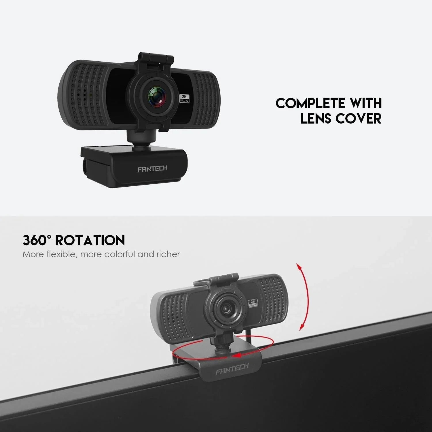 Fantech luminous c31 qhd 2k webcam