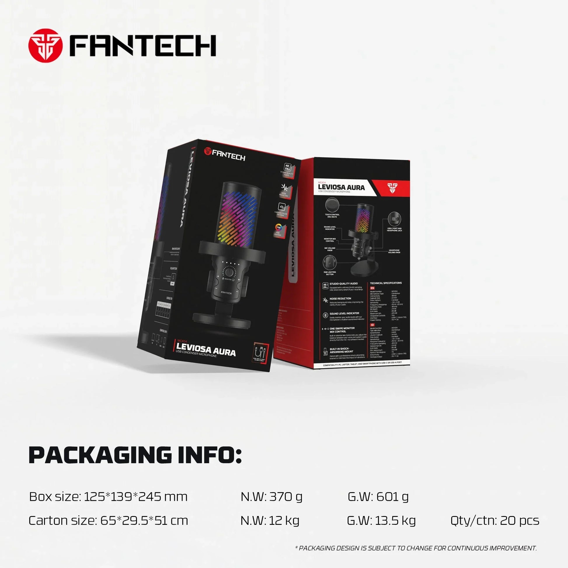 Fantech mcx04 leviosa aura condenser microphone