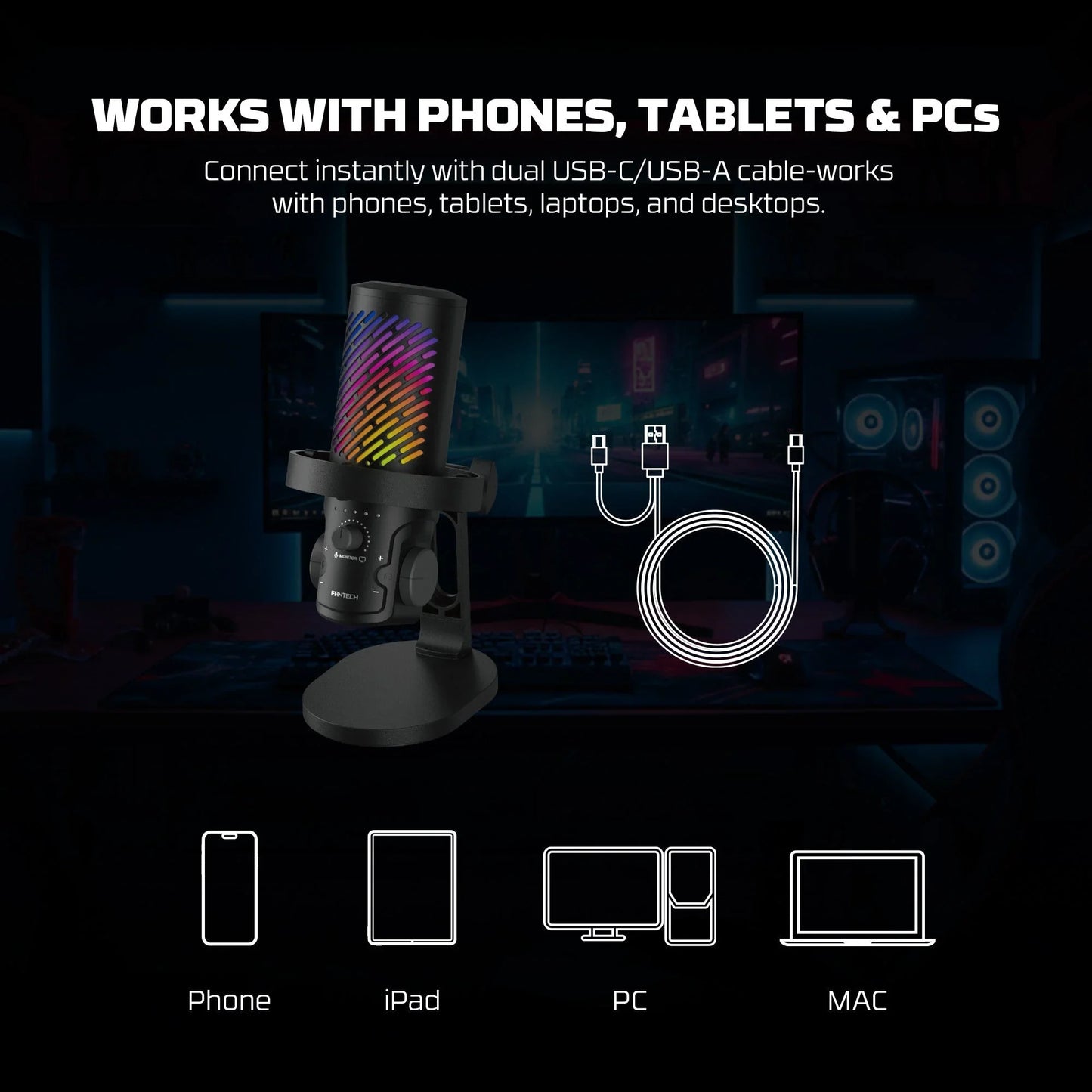 Fantech mcx04 leviosa aura condenser microphone