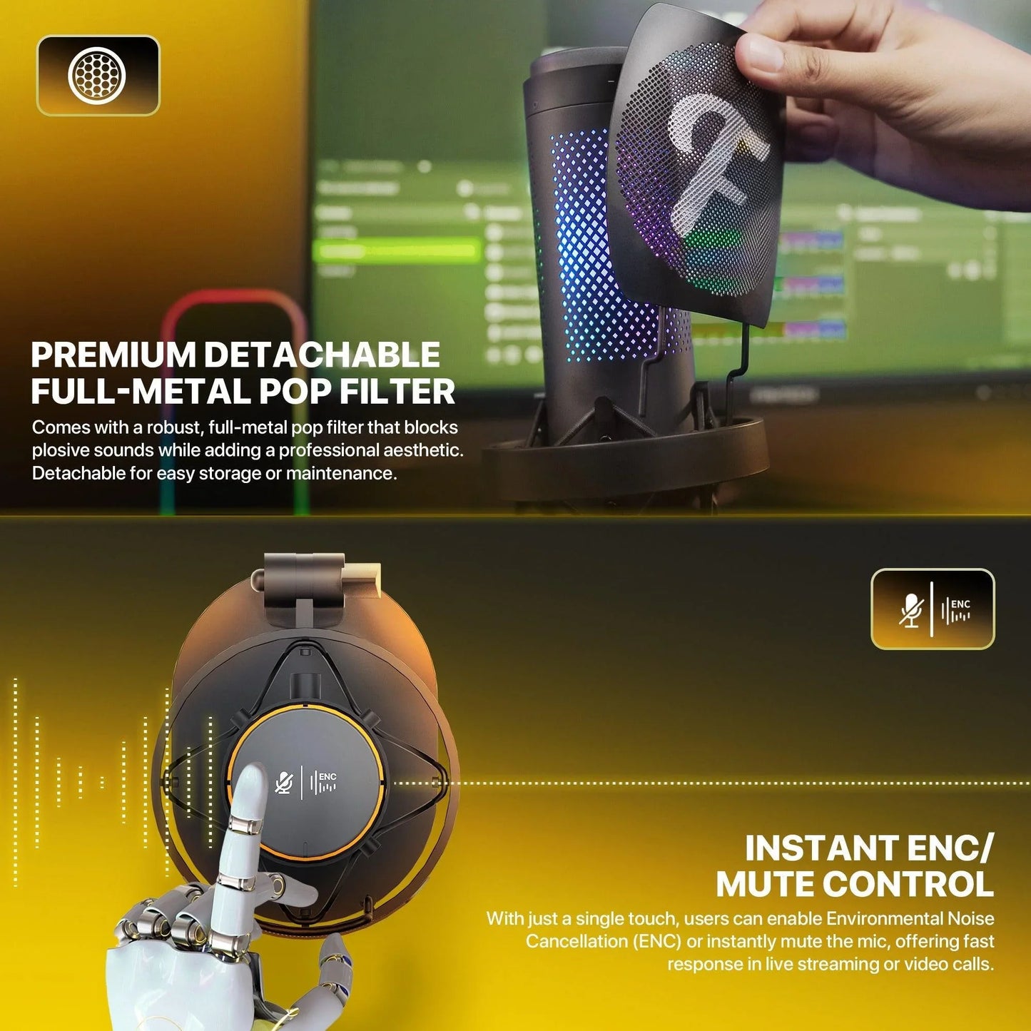 Fantech ufm1 finecoustic sonara condenser microphone