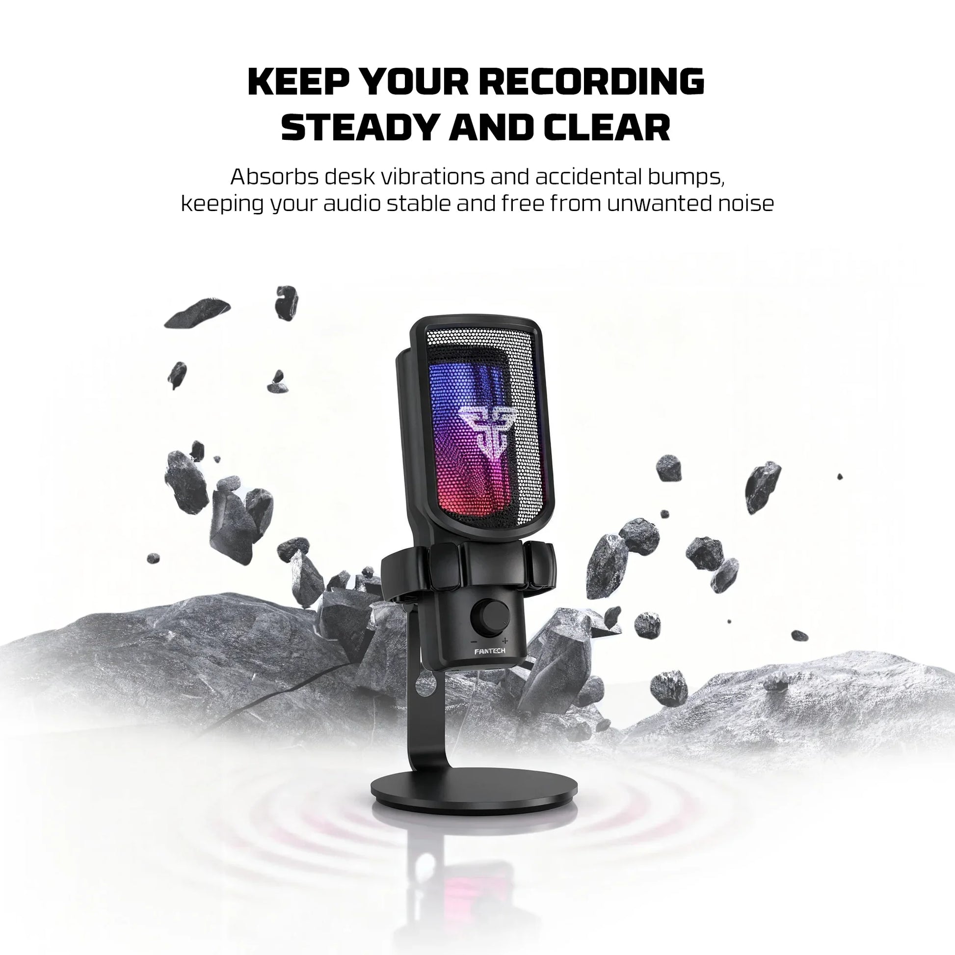 Fantech wmcx01 leviosa wave dual-mode wireless condenser microphone microphones