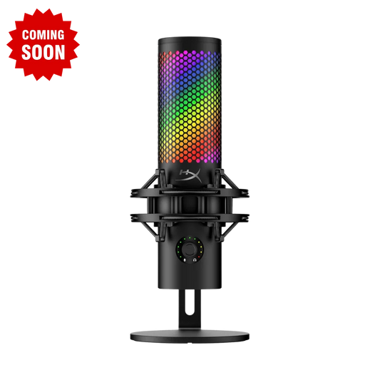 Hyperx quadcast 2 s – usb microphone with rgb lighting streaming microphone