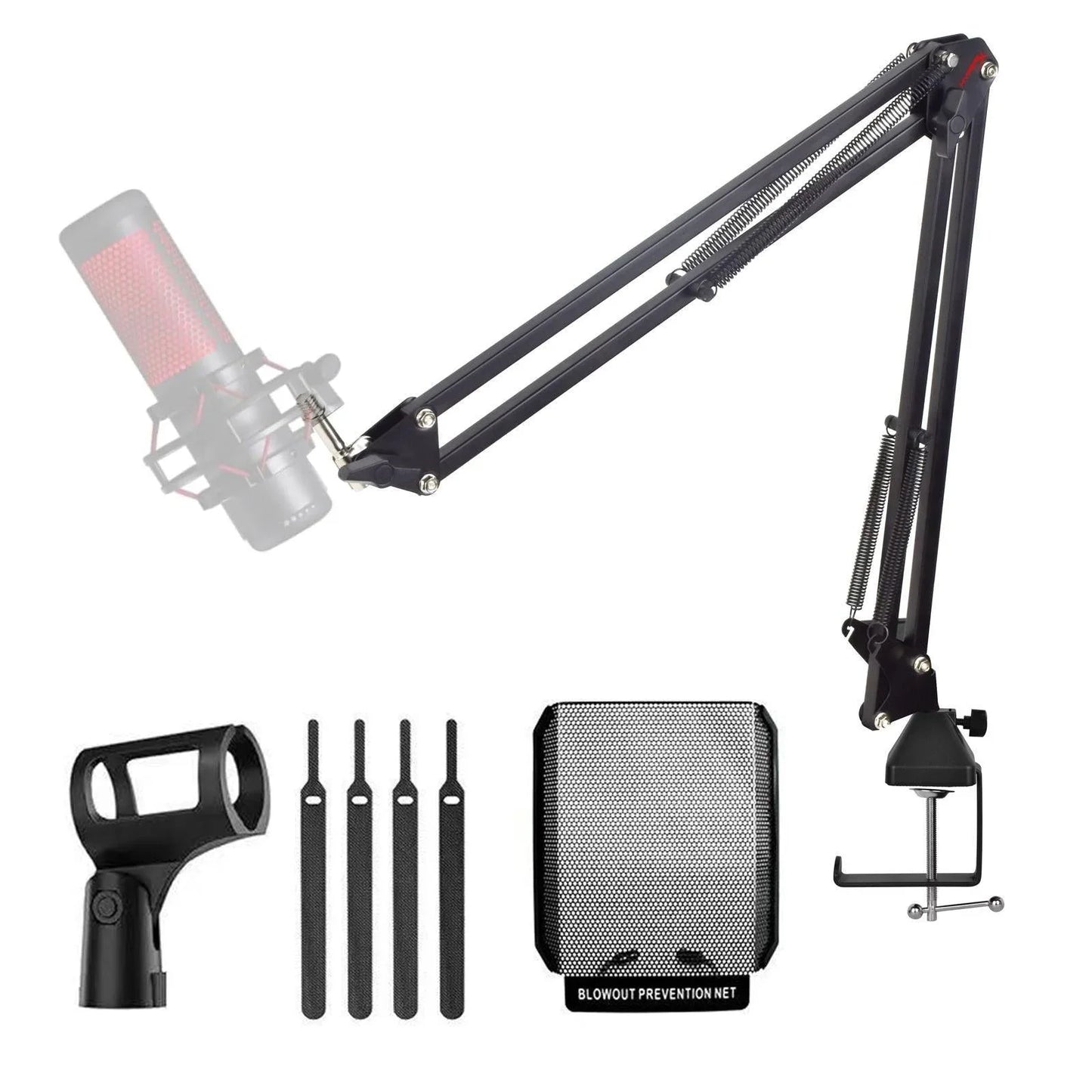 Hyperx stand mic rgb microphone stands