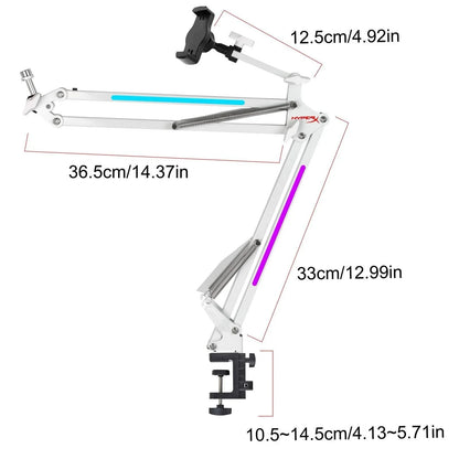 Hyperx stand mic rgb microphone stands