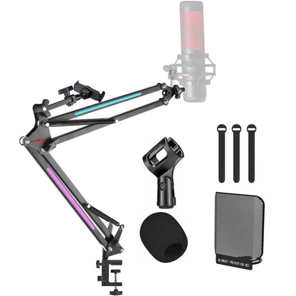 Hyperx stand mic rgb microphone stands