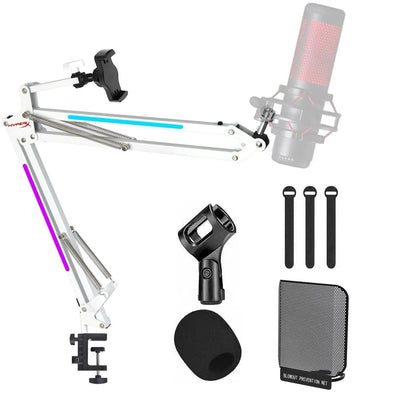 Hyperx stand mic rgb microphone stands