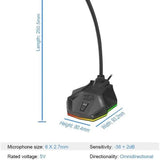 Redragon gm99 stix usb rgb gaming stream desktop microphone to to streaming