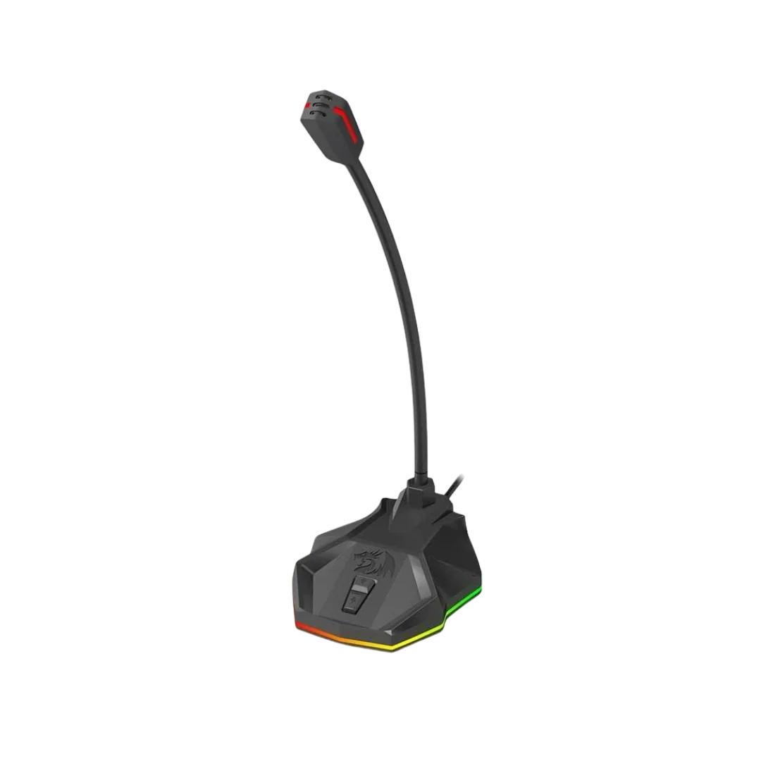 Redragon gm99 stix usb rgb gaming stream desktop microphone to to streaming