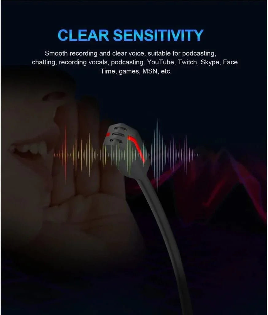 Redragon gm99 stix usb rgb gaming stream desktop microphone to to streaming