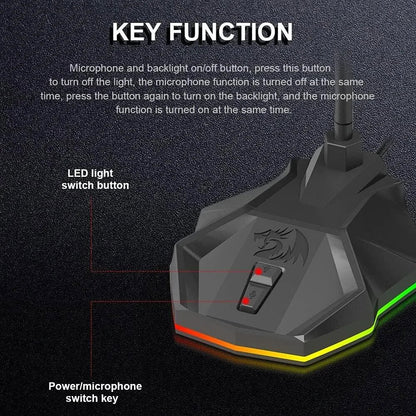 Redragon gm99 stix usb rgb microphone