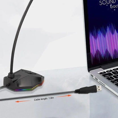 Redragon gm99 stix usb rgb microphone