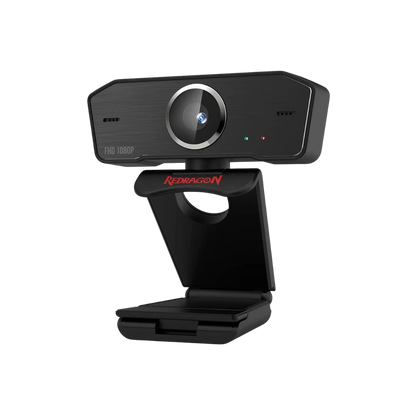 Redragon gw800 1080p pc webcam with built-in dual microphone 360° rotation