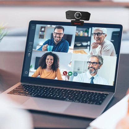Redragon gw800 1080p pc webcam with built-in dual microphone 360° rotation