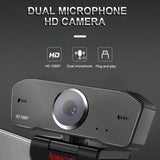 Redragon gw800 hitman 1080p webcam with built-in dual microphone