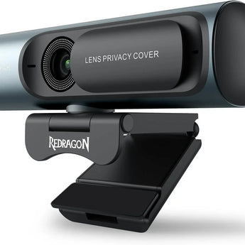 Redragon gw911 4k webcam for pc ultra hd with dual noise-cancelling mic pdaf