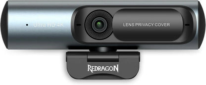Redragon gw911 4k webcam for pc ultra hd with dual noise-cancelling mic pdaf