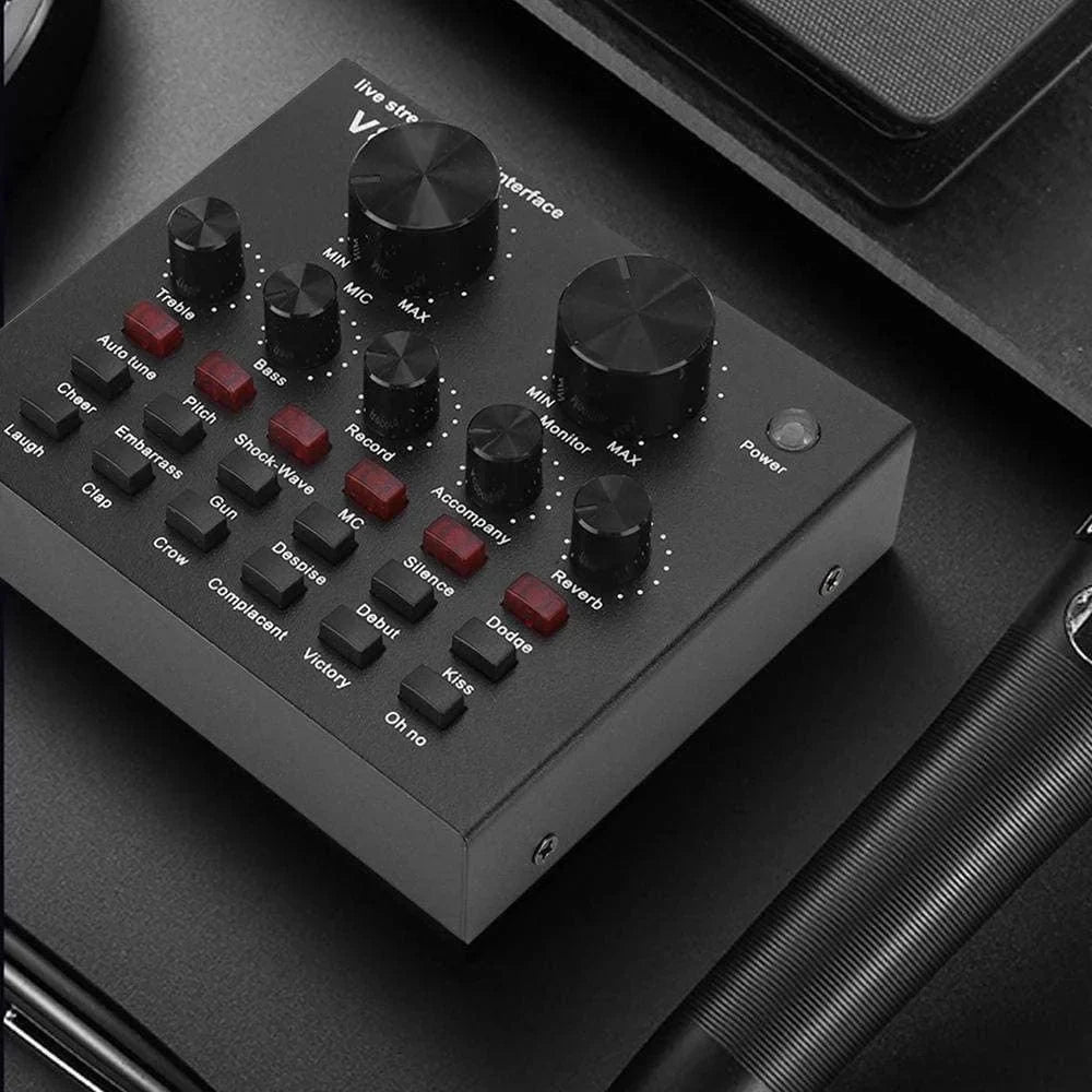 Sound card v8 mixer bluetooth soundcard v8 audio soundcard