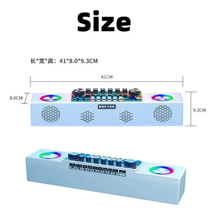Wireless live singing sound card audio all-in-one machine