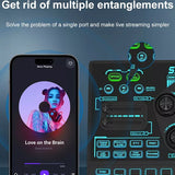SX91 48V Audio Mixer with Voice changer,Podcast Mixer,Sound Card for Phone