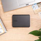 Toshiba canvio basics (1/2)tb portable external hard drive usb 3.0 black