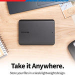 Toshiba Canvio Basics (1/2)TB Portable External Hard Drive USB 3.0 Black