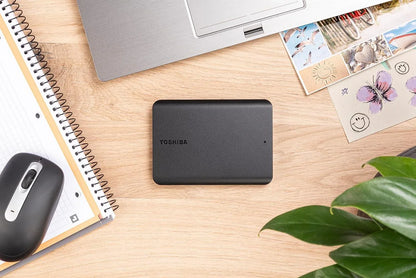 Toshiba canvio basics portable hard drive 1tb/2tb usb 3.0 - black