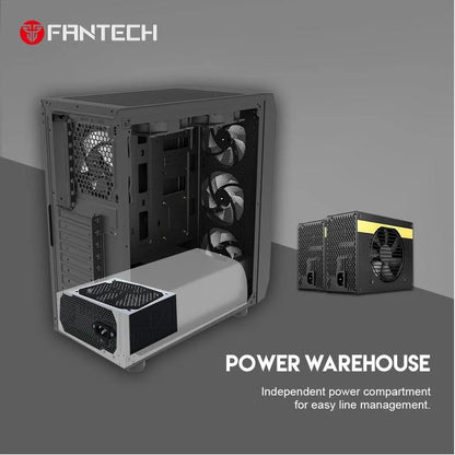Fantech aero cg80 rgb middle tower case