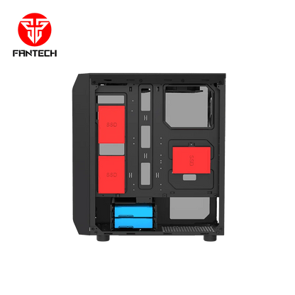 Fantech aero cg80 rgb middle tower case
