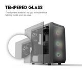 Fantech aero cg80 rgb middle tower case