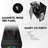 Fantech aero xl cg81 full tower case with 4 free rgb fan