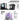 Fantech cg85 lumina mid tower gaming case - white desktop computer & server