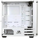 Redragon wheel jack gc-606 white game case with 3 rgb fan