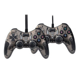 Twin Dual Shock USB Wired Gamepad Joystick Console