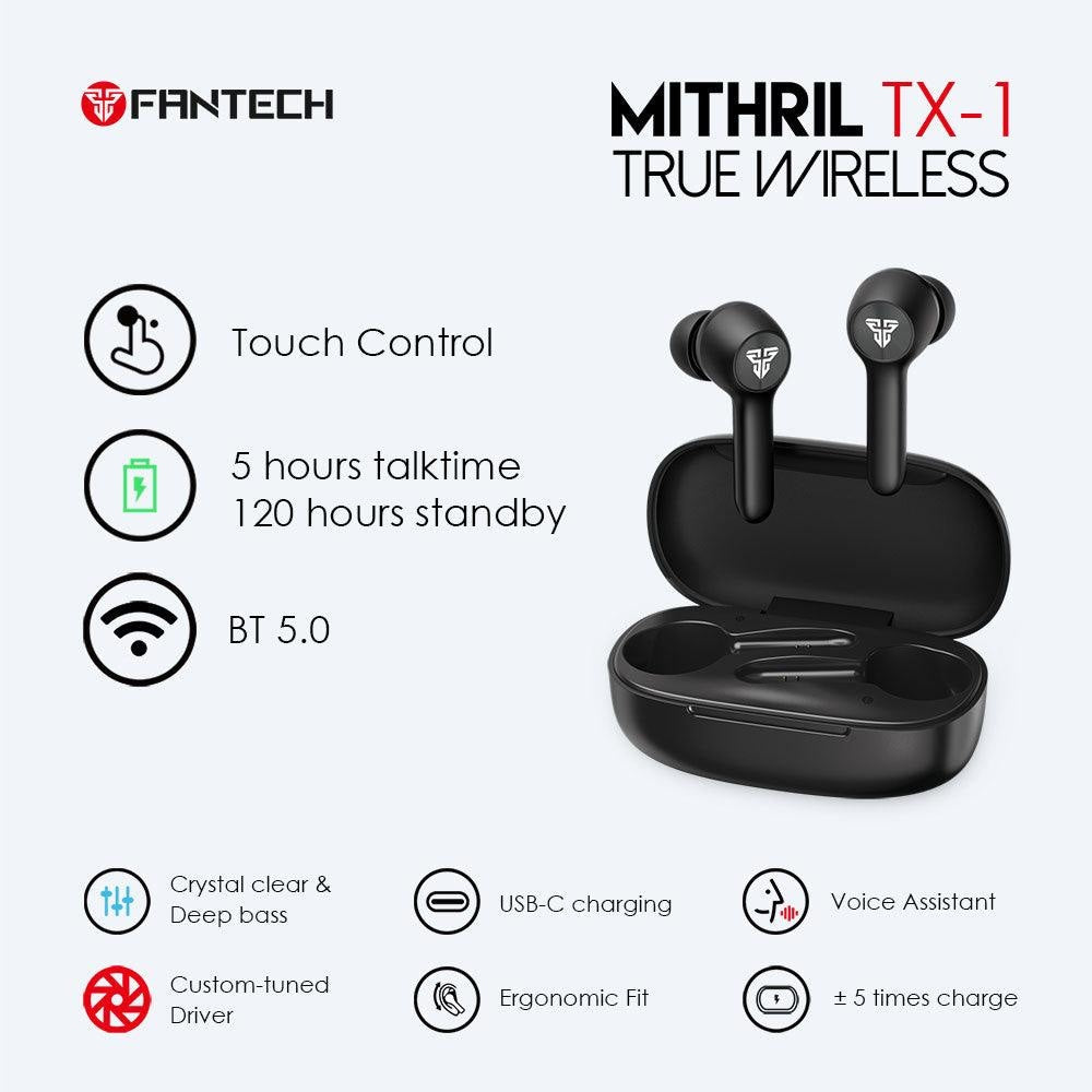 Tx-1 mithril 5.0 wireless earphone JOD 25