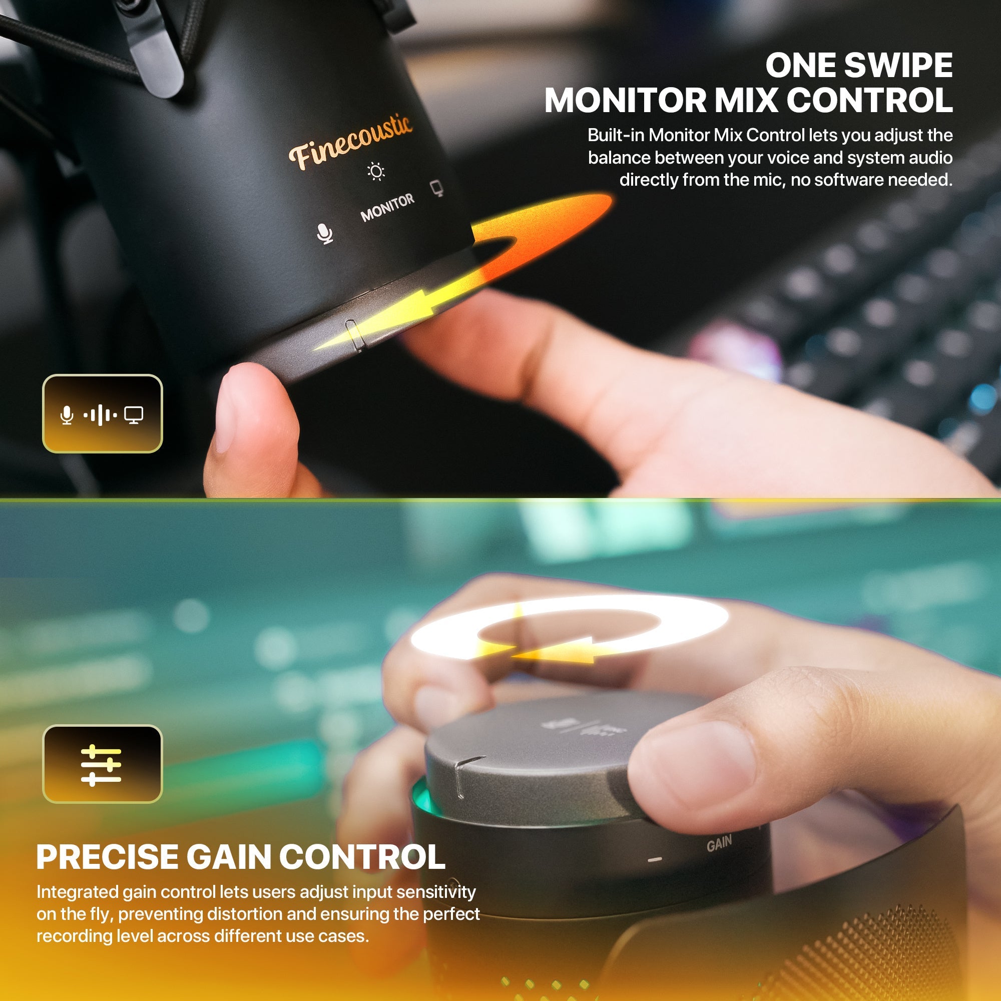 Fantech UFM1 Finecoustic SONARA Condenser Microphone - Fun Touch Jordan