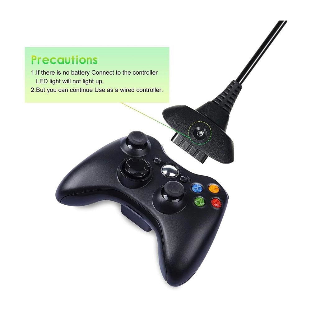 Usb charging cable for xbox 360 wireless game controller 1.5m - Fun Touch